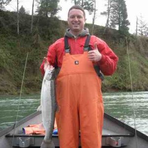 20070317 - 10 Fishing Wilson River - 2nd Steelhead