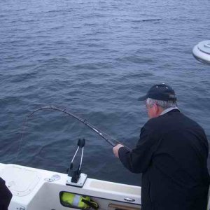 20070603 - 02 Newport Halibut Trip - First Halibut on within 10 minutes