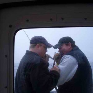 20070603 - 03 Newport Halibut Trip - Dang Cigars wont light