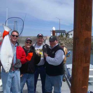 20070603 - 06 Newport Halibut Trip - Can you tell who caught the only Feesh