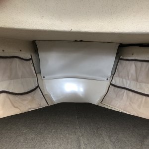 Chain locker cover closed