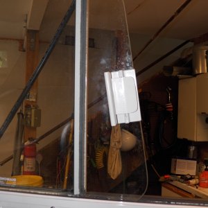 My windows didn't open enough to comfortably hang my elbow out while at the helm.