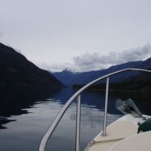 Headed up Lake Chelan towards Stehekin,WA