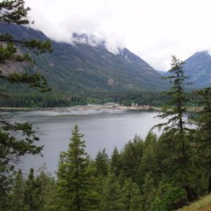 Overlookingthe head of Lake Chelan at Stehekin
