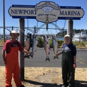 4 King Salmon, 15,17,17, and 18 lbs. 7/19/21