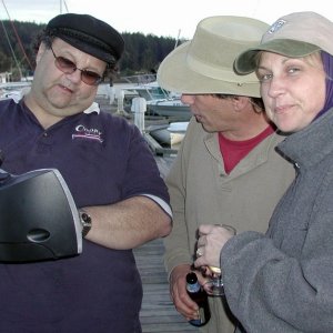 (Pat Anderson) Jim (Laurna Jo) Explains Satellite Radio to Jeff and Diane (Immacu-Nada)