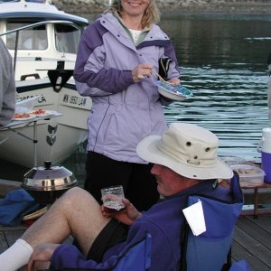 (Pat Anderson) Cynthia (C-Lou)and Brock (Bambina)