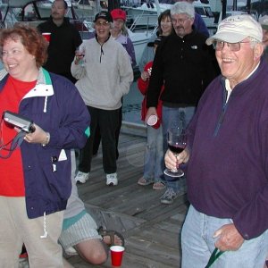 (Pat Anderson) C-Brats Enjoying the Christenings - Laurie (Laurna Jo) and Wade (Why Knot) in foreground