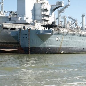 First View of the Battleship ?Iowa?