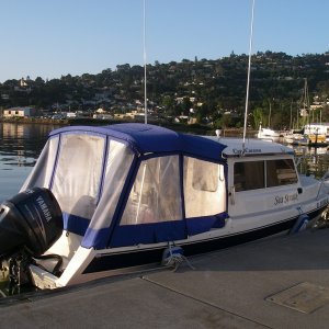 sea struck sits silent in sausalito