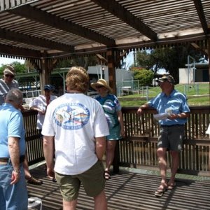 Pre-cruise meeting with Captain Jim