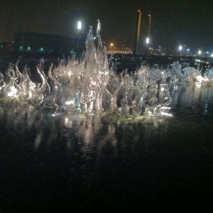 Outdoor Glass Exhibit at Museum of Glass