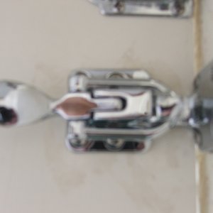Another view of the hold down clamp