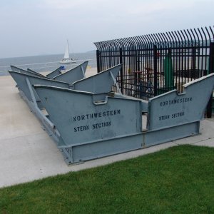 The other year, there was a boat in this rack.