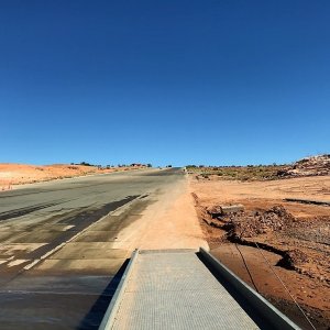 One long ass boat ramp as seen from the dock, Bullfrog Bay
