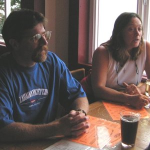 (Pat Anderson) Don and Deb at the Dog Pound