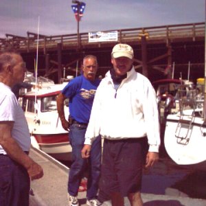 (Ruth & Joe) Joe (R-Matey), Dave (Sea-Shift) & Brock (Bambina)