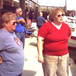 (Ruth & Joe) Patty (Daydream), Laurie (Laurna Jo) & Dave (Sea-Shift)