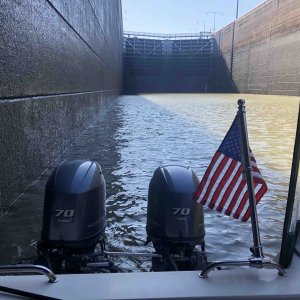 Lock through Ohio River