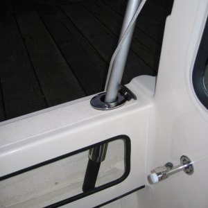 15 degree flush rod holder