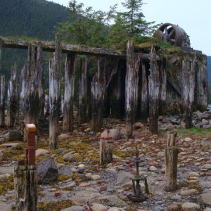 Taku Harbor old cannery ruins