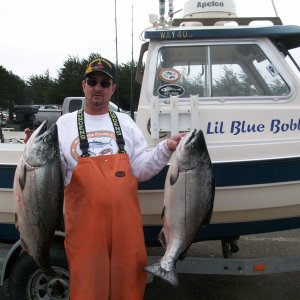 28LB &2 5LB King Salmon Solo Bodega Bay 8-7-10