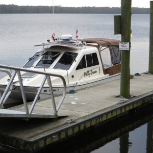 Docked at Corky Bells, East Palatka.