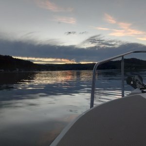 Sunset on Cuba Lake