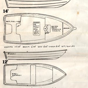 C-Dory 14' & 12' Open Skiff Info 1989-1990