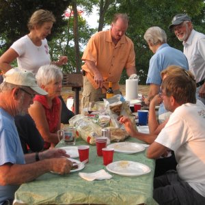 BBQ Saturday night on the overlook