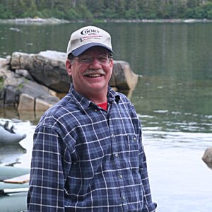 Jim enjoys the gathering.