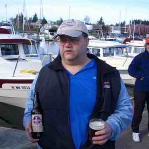 20060311 - 14 Poulsbo C-Dory Gathering - Jim cradling a friend