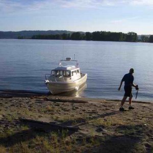 20060427 - 01 Taking an Australian for an evening boat ride