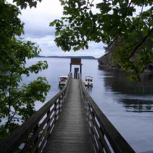 20060506 - 09 Lopez C-Dory Gathering - View of boats from Dock