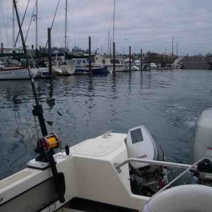 20060610 - 02 Newport Halibut Trip - Motoring out of launch