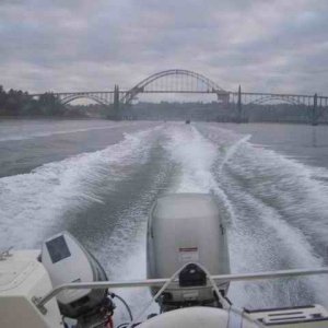 20060610 - 04 Newport Halibut Trip - Heading out the channel