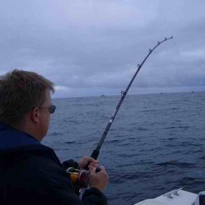 20060610 - 08 Newport Halibut Trip - Sharing Halibut fishing with friends