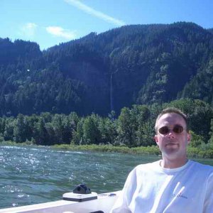 20060709 - 03 Showing Cousin from Kansas Columbia River - Multnomah Falls