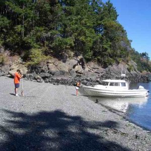 20060722 - 03 San Juans w Brother & Sister in law - First beach landing