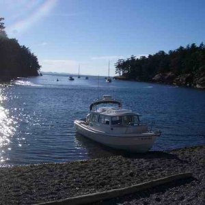 20060722 - 13 San Juans w Brother & Sister in law - Nice cove at Patos