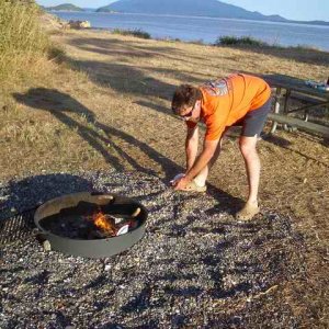 20060722 - 14 San Juans w Brother & Sister in law - Dinner on Patos