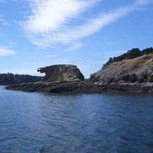 20060722 - 25 San Juans w Brother & Sister in law - Cool rock on Sucia