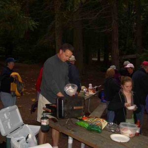 20061001 - 05 Sequim C-Dory Gathering - John in his Kitchen