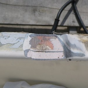 no fiberglass mat used to rebuild cap