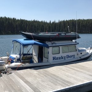 Our new Kaboat 13 replacing the 12 footer.  We both prefer its stability & extra room with the additional weight manageable.