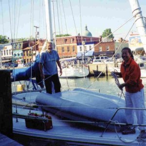 Our Journey leaving Annapolis