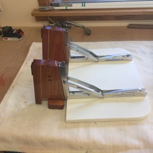 Hinges are good quality stainless steel.