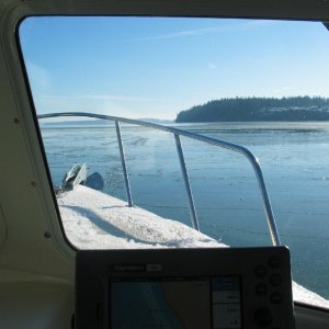 No clear path through ice