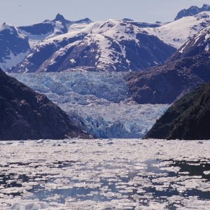 South Sawyer Glacier - Book Cover Photo