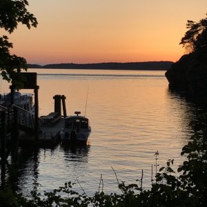 Matia Island Sunset